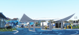 Sydney Fish Market gate design, scheme 1